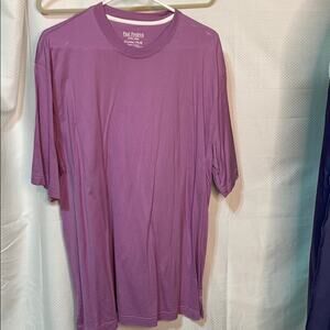 Paul Frederick xl purple cotton silk t euc